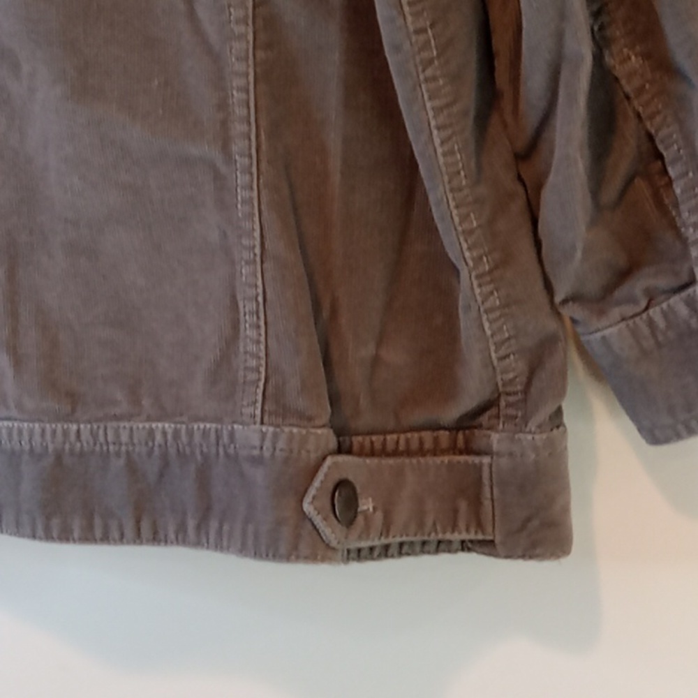 J Jill Gray Corduroy Button Up Jacket Women's Sz Medium Petite Gray EUC NICE! - Picture 12 of 12